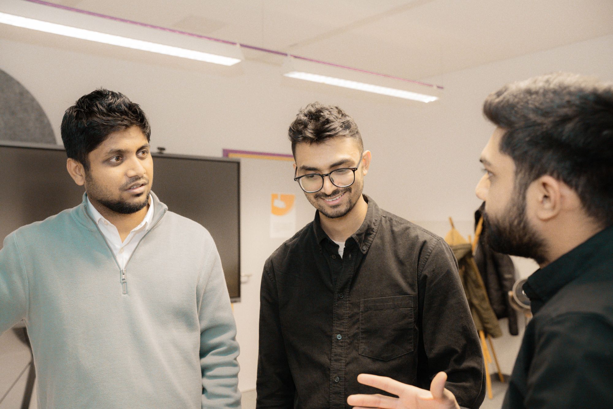 A team working on a project